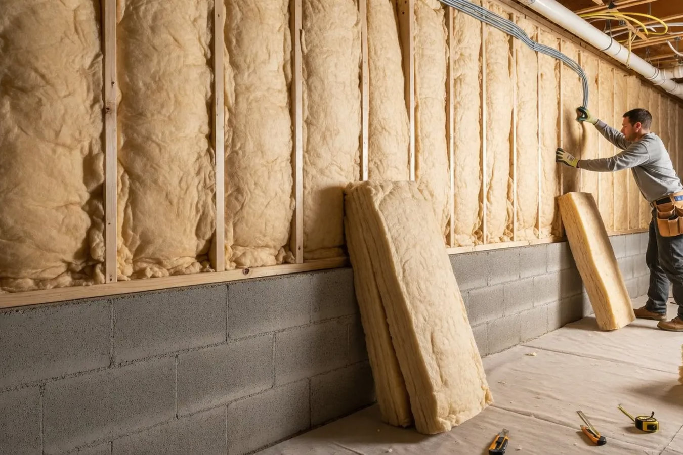 Basement insulation in Windsor, CA